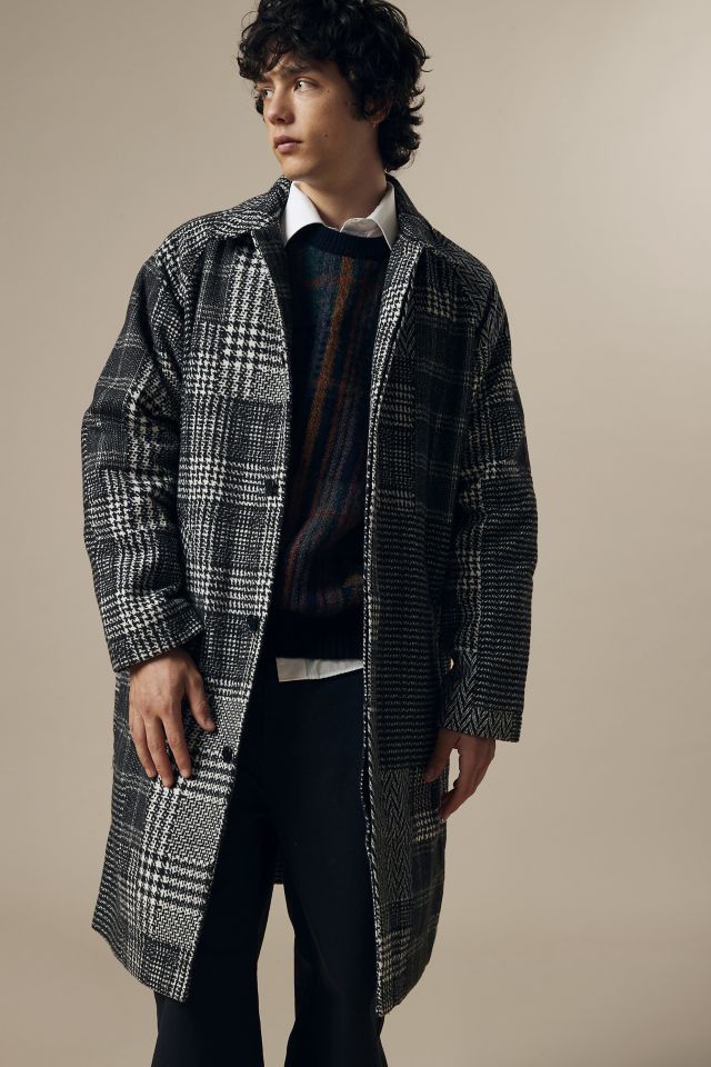 UO Mixed Check Mac Jacket #2