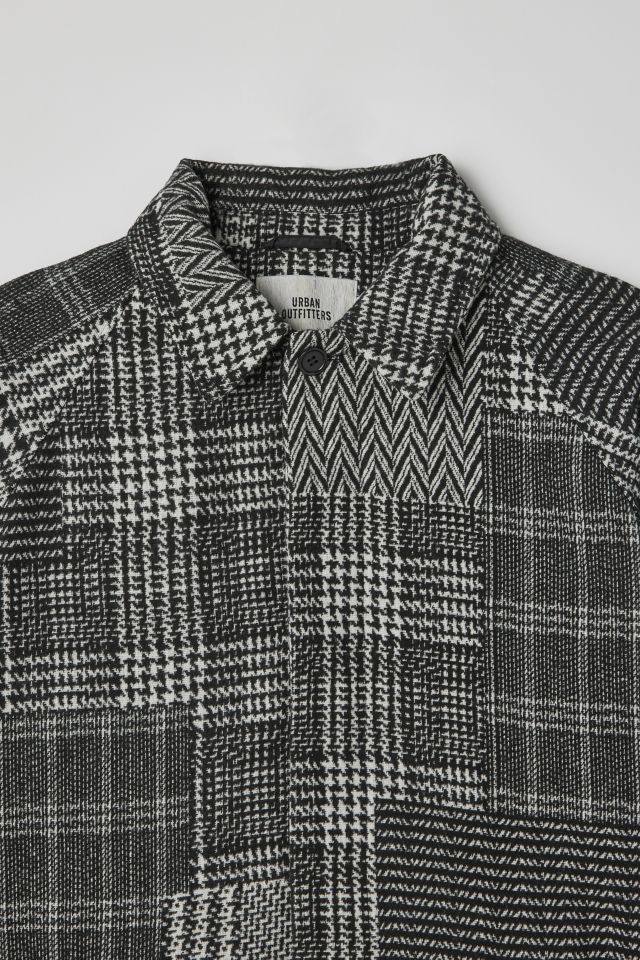 UO Mixed Check Mac Jacket #4
