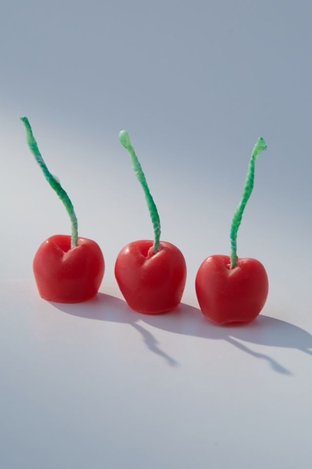 This Candle Is Lit Cherry Shaped Candle Set #2