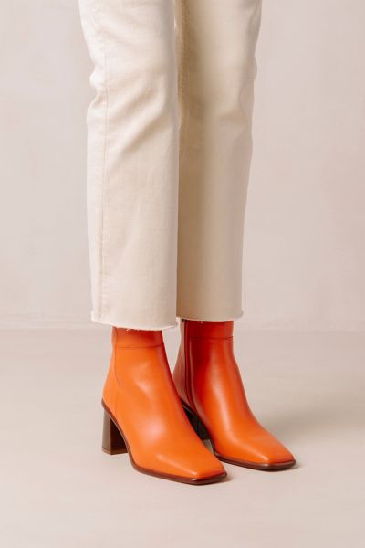 Alohas South Pomelo Anke Boots | Orange In Pomelo Orange