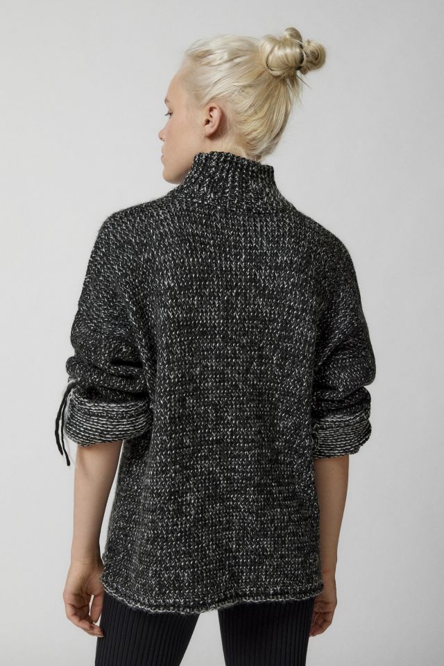 UO Salt & Pepper Funnel Neck Sweater #3