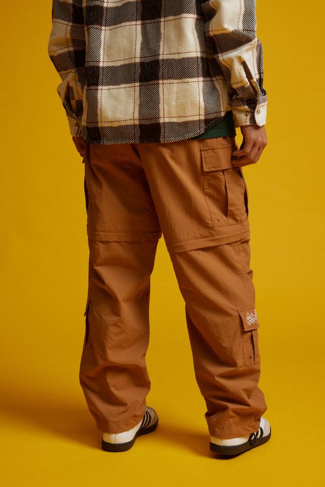 Obey division cargo pants in brown