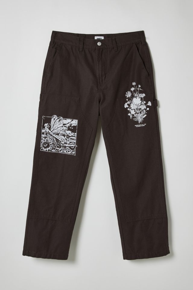 OBEY Big Timer Twill Printed Carpenter Pant #1