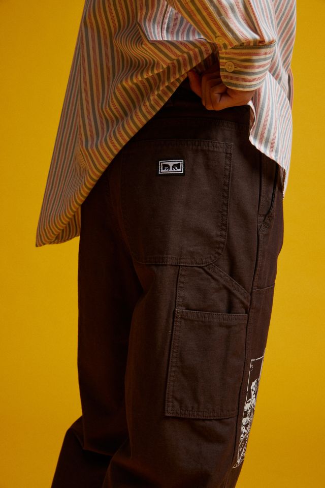 OBEY Big Timer Twill Printed Carpenter Pant #4