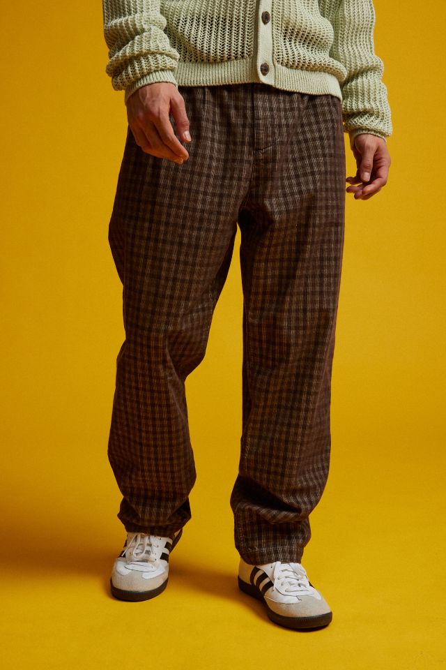 Urban outfitters mens plaid on sale pants