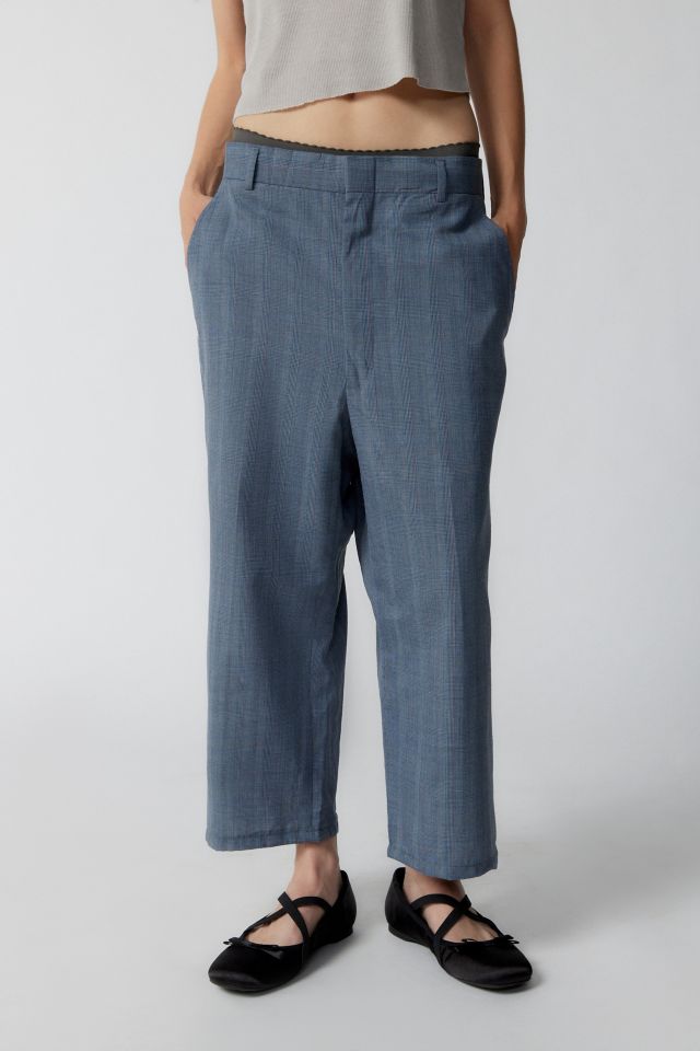 Urban Renewal Remade Plaid Slouchy Cropped Pant #2
