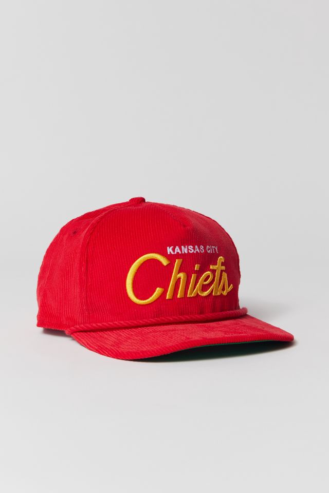 New Era Kansas City Chiefs The Golfer Corduroy Snapback Hat #1