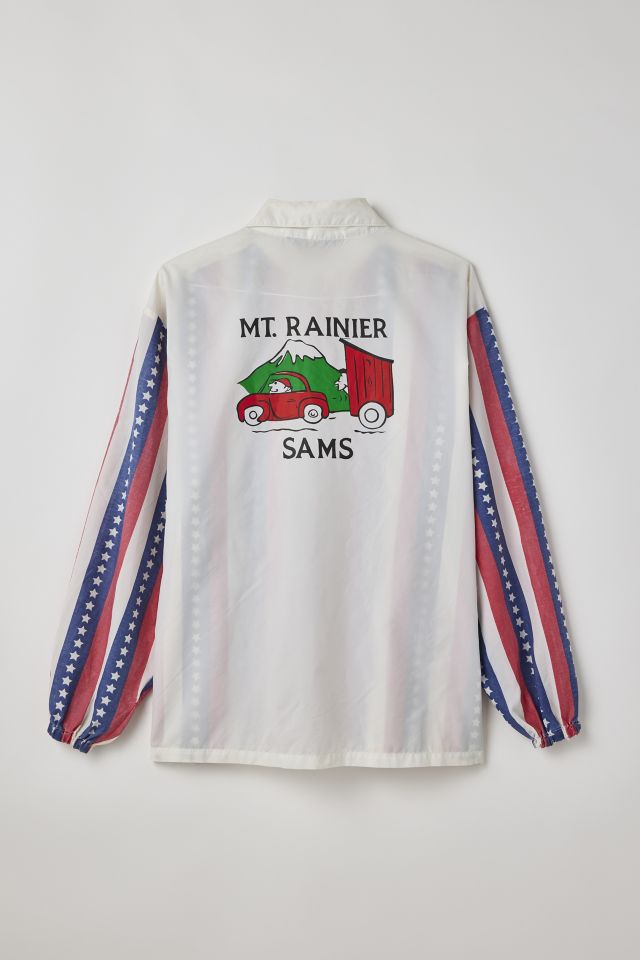 Vintage USA Flag Windbreaker Jacket #1