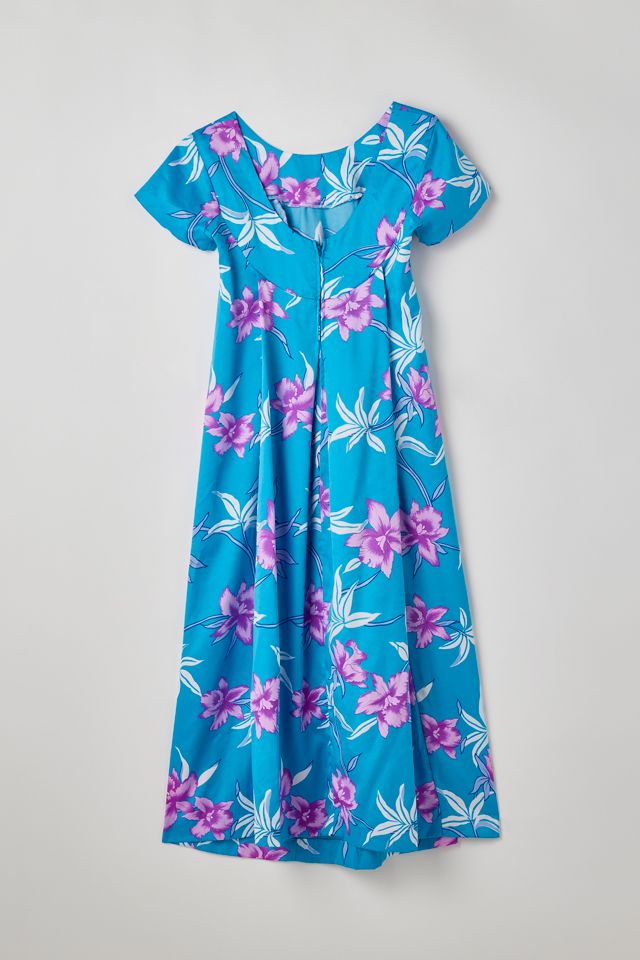 Vintage Tropical Pattern Maxi Dress | Urban Outfitters
