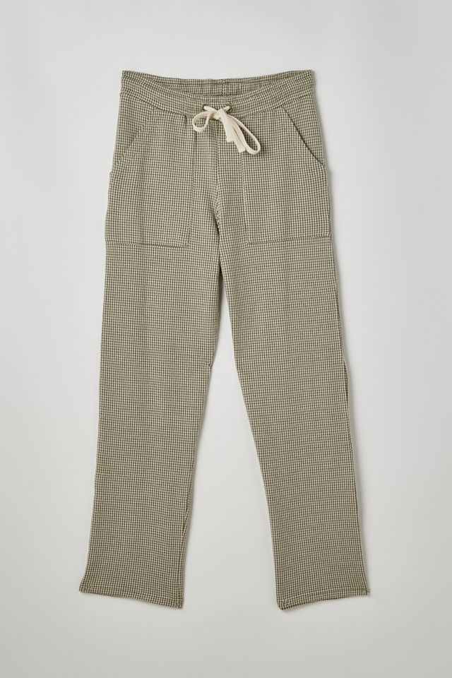 KROST UO Exclusive Houndstooth Jacquard Knit Pant Urban Outfitters