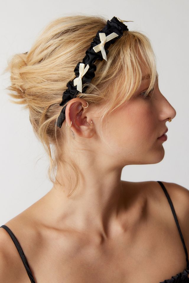 Mini Bow Headband Urban Outfitters