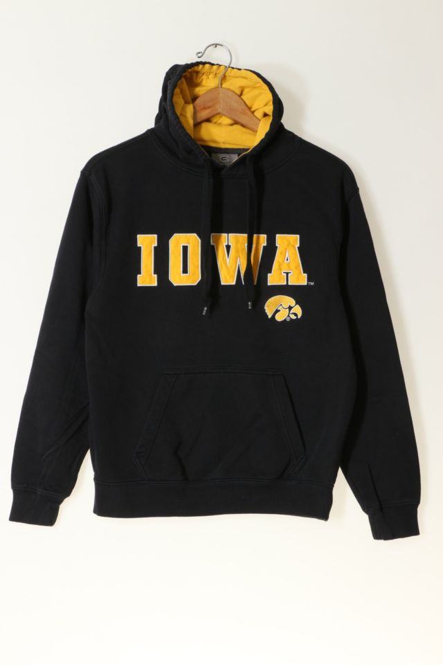 Vintage University of Iowa Applique Hoodie Sweatshirt | Urban Outfitters