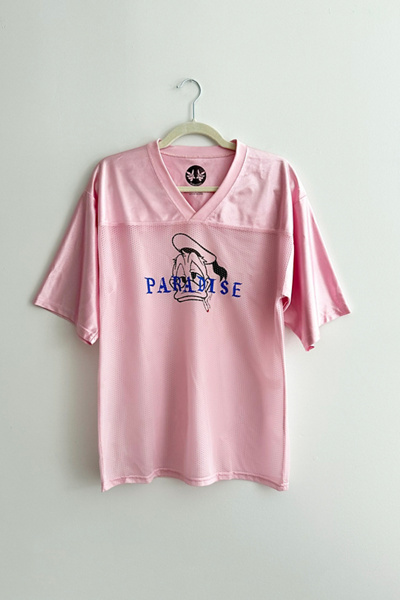 Vintage Malibu pink jersey