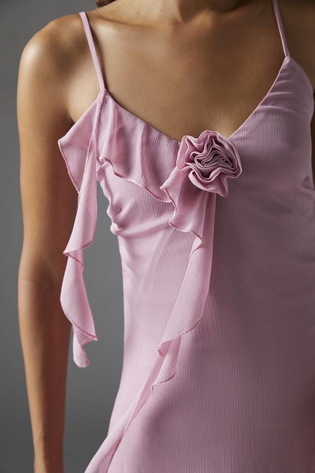 Motel Jenani Ruffle Midi Dress #1