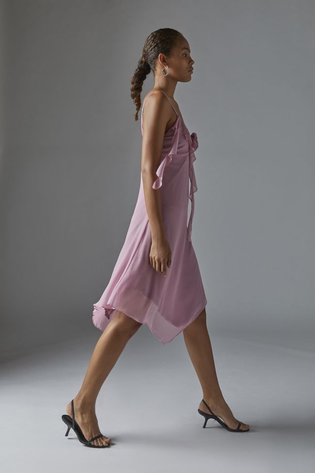 Motel Jenani Ruffle Midi Dress #2
