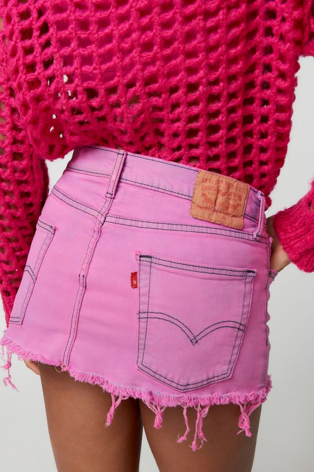 Mini-jupe en denim redélavé Urban Renewal #4