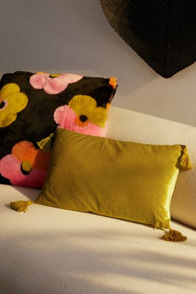 Raya Velvet Throw Pillow