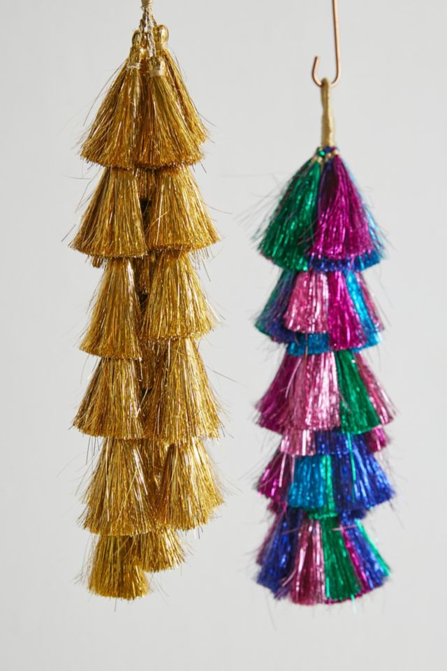 Disco Tassel Wall Hanging #2