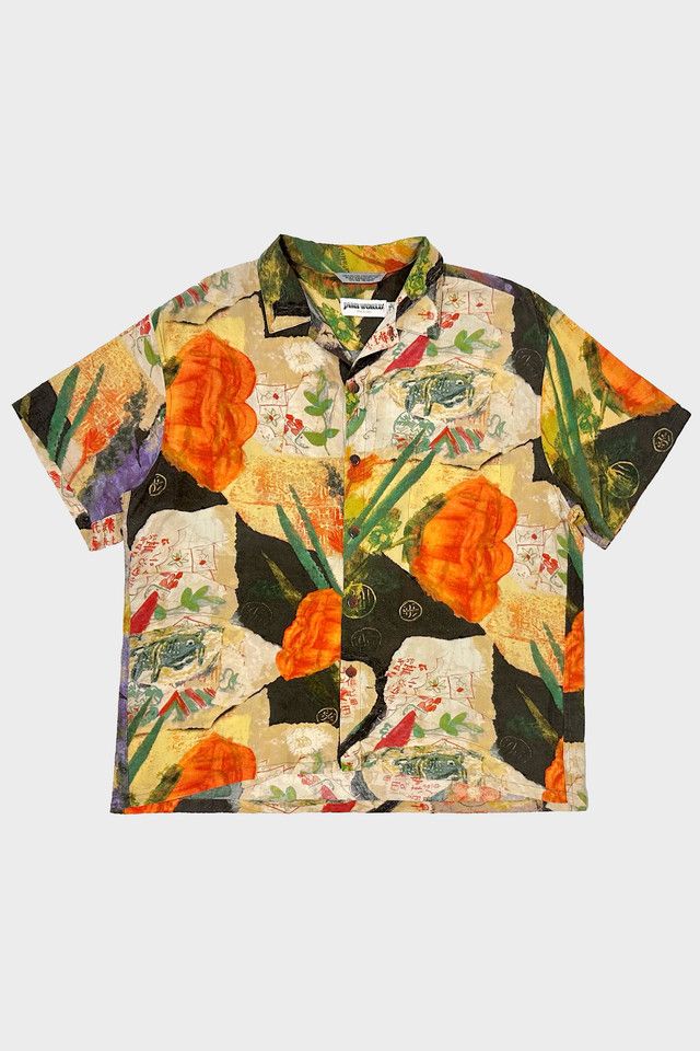 Vintage 1980’s Jam World Printed Short Sleeve Shirt | Urban Outfitters