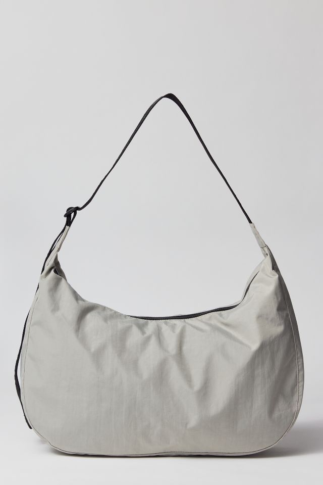 Large Nylon Crescent Bag : Black - Baggu