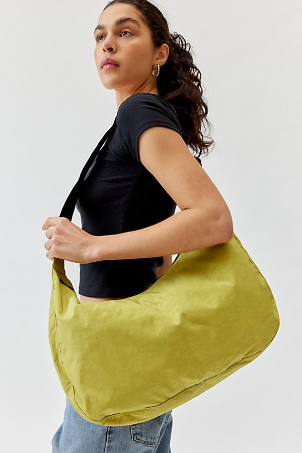 Shop Baggu Large Nylon Crescent Bag In Lemongrass, Women's At Urban Outfitters