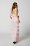 black tie front maxi dress Latched Mama Front Knot Nursing Maxi Dress, Medium / Black Tie