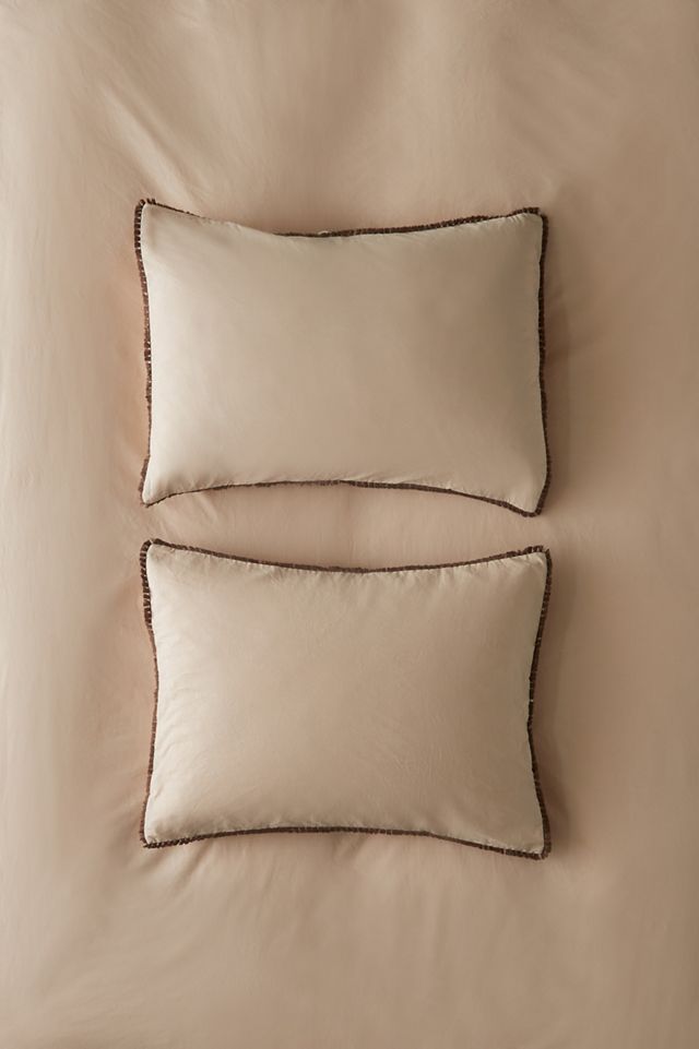 Breezy Cotton Percale Tassel Sham Set #1