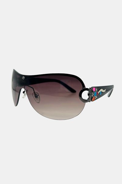Giant Vintage Ysabel Y2K Rimless Shield Sunglasses