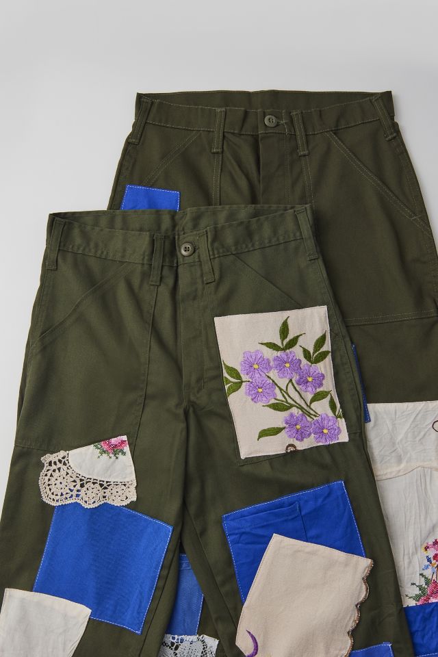 Urban Renewal Remade Embroidered Patched Baker Pant #1