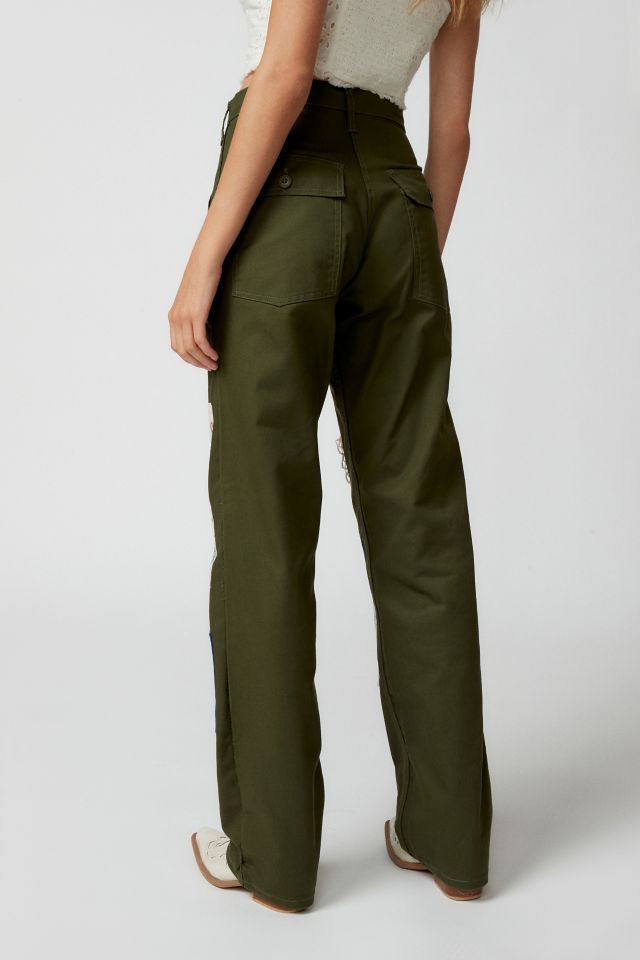 Urban Renewal Remade Embroidered Patched Baker Pant #4