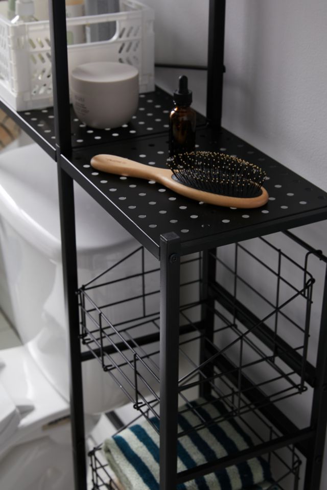 Reversible Bathroom Storage Shelf