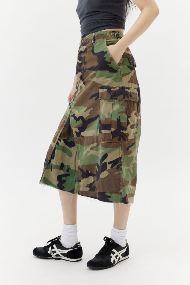 Urban Renewal Remade Camo Maxi Skirt | Urban Outfitters