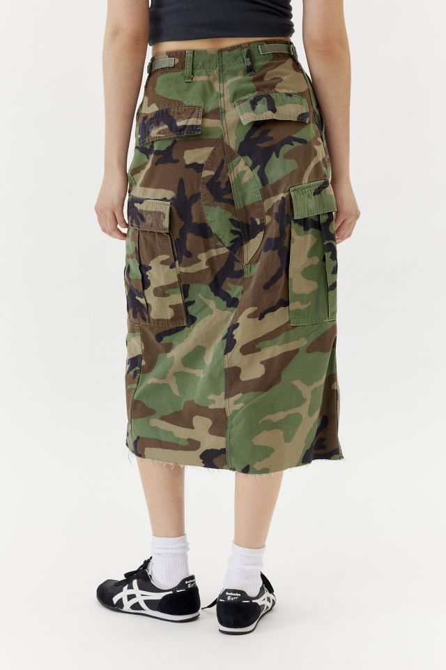 Urban Renewal Remade Camo Maxi Skirt #4