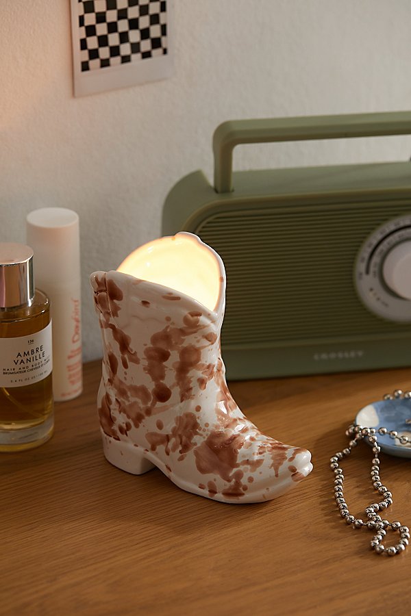 Paddywax Cowboy Boot 6 oz Candle In Brown At Urban Outfitters