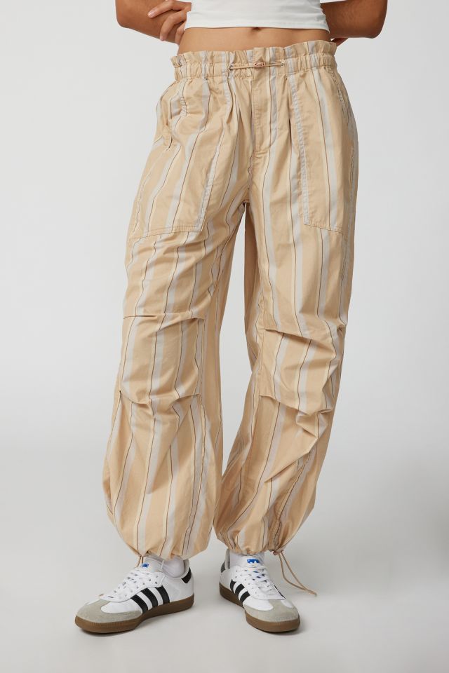 Pantalon Ballon Popeline Rayé UO Sloan #1