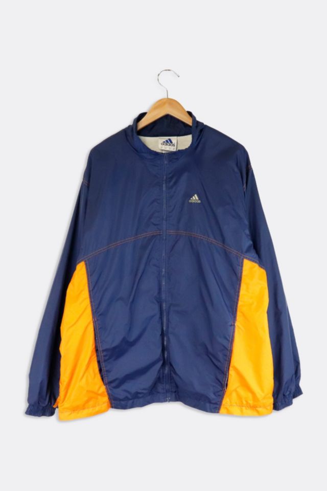 Vintage Adidas Jersey Lined Windbreaker Jacket Urban