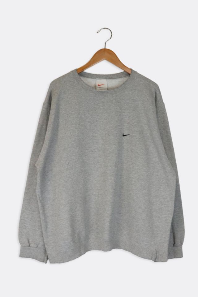 Vintage Nike Embroidered Black Logo Plain Sweatshirt | Urban Outfitters