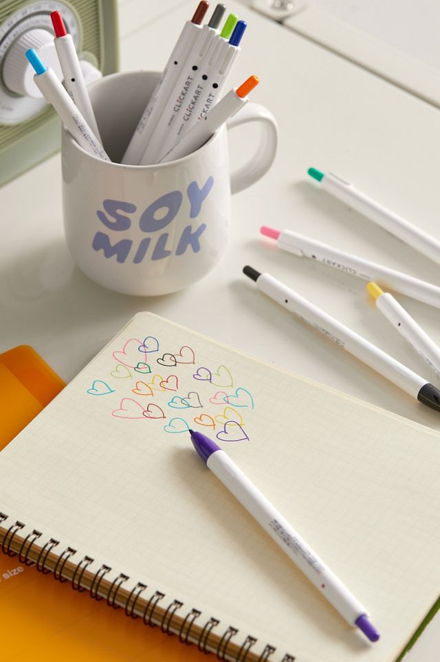 Zebra Click Art 12Piece Pen Set Urban Outfitters