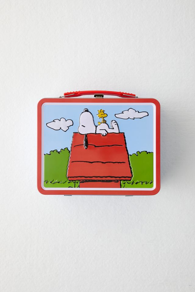 Retro Embossed Tin Lunch Box #1