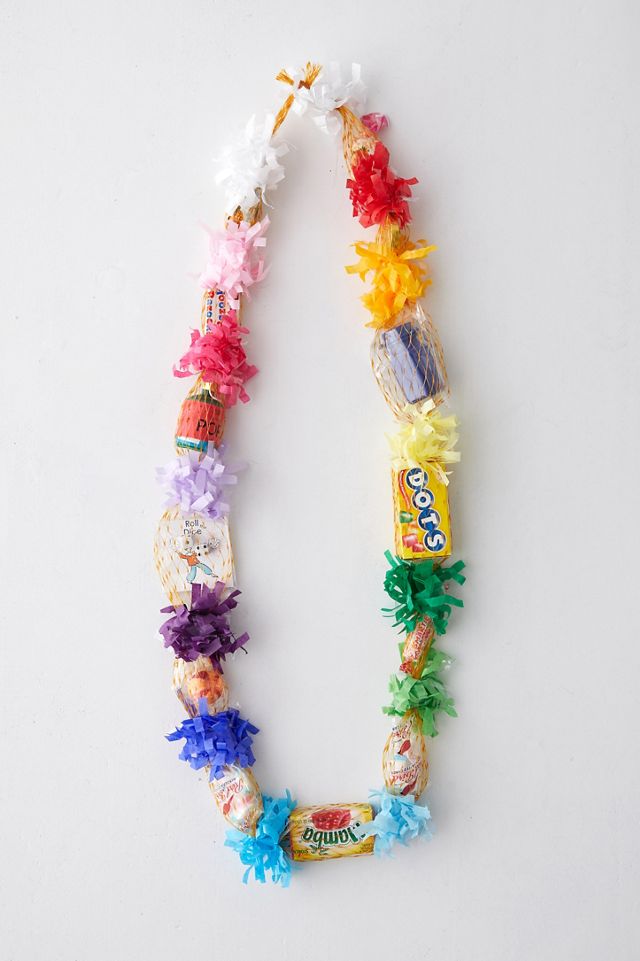 Celebration Candy Lei Necklace Urban Outfitters