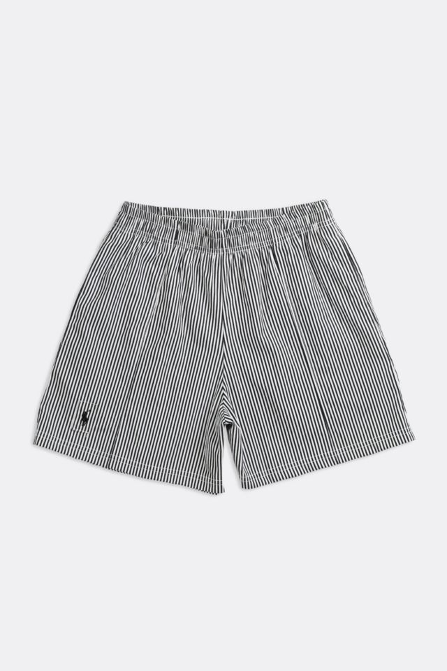 Frankie Collective Rework Polo Oxford Striped Short 028 | Urban Outfitters