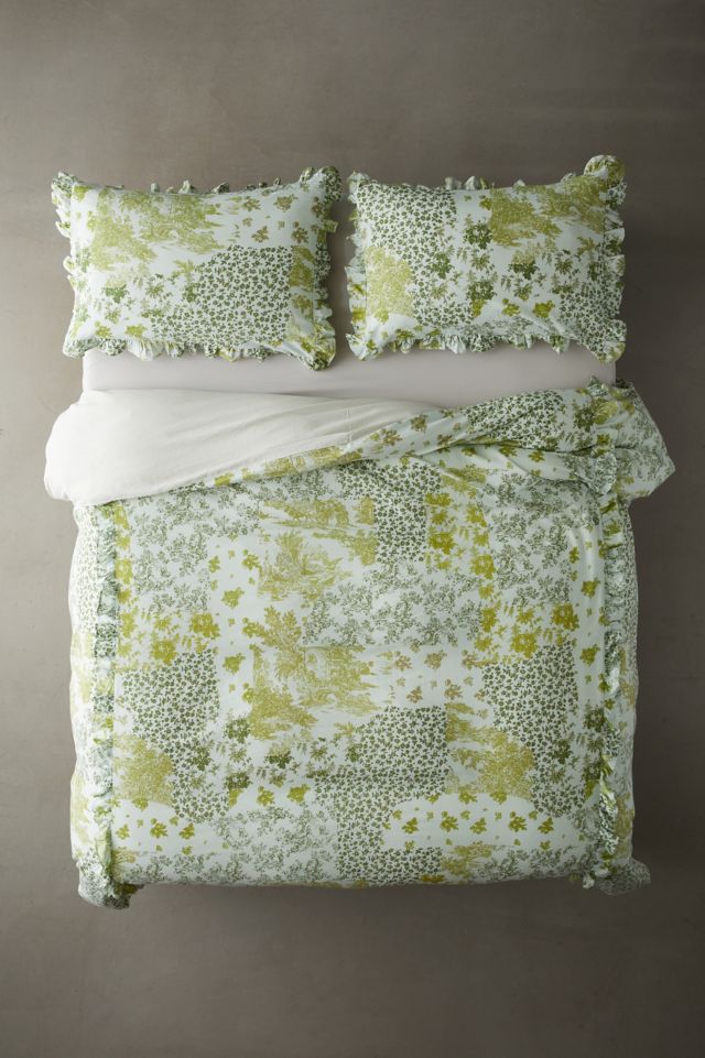 Housse de Couette Toile à Volants #1