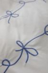 Lacey Bows Femme Embroidered Duvet Cover