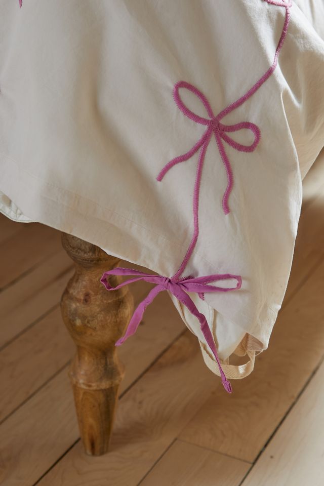Lacey Bows Duvet Cover | Urban Outfitters