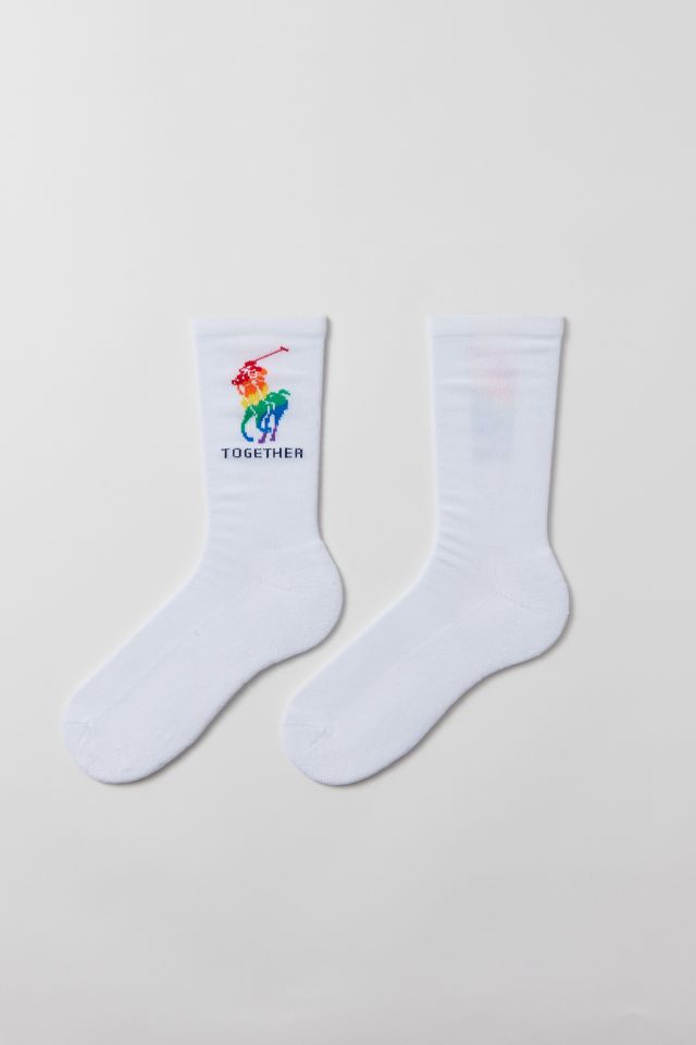 Polo Ralph Lauren Rainbow Pony Crew Sock #1