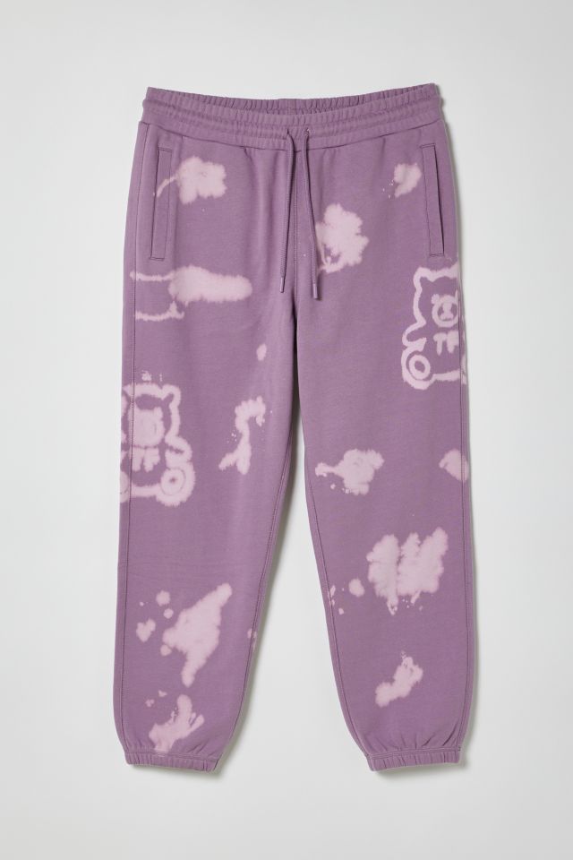 Pink best sale bleached sweatpants