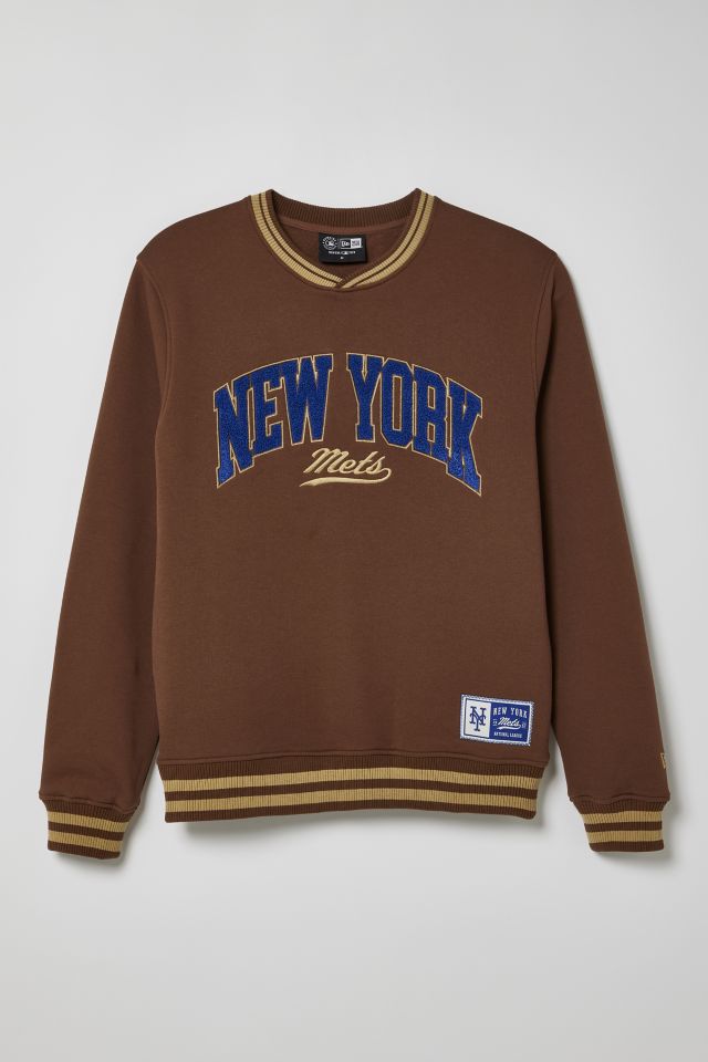 New Era New York Mets Lettering Crew Neck Sweatshirt #1