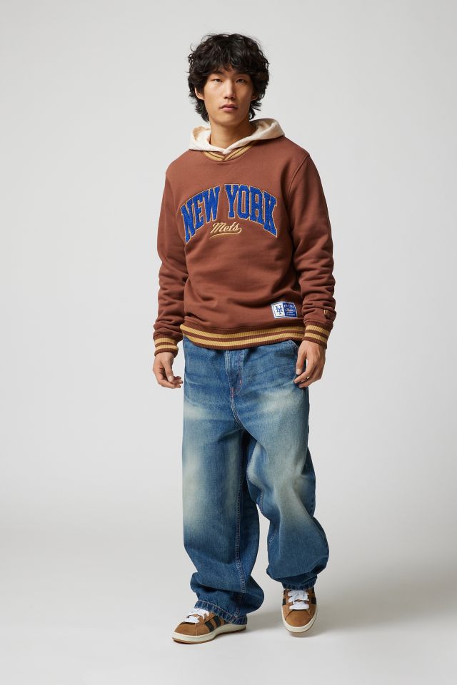 New Era New York Mets Lettering Crew Neck Sweatshirt #3