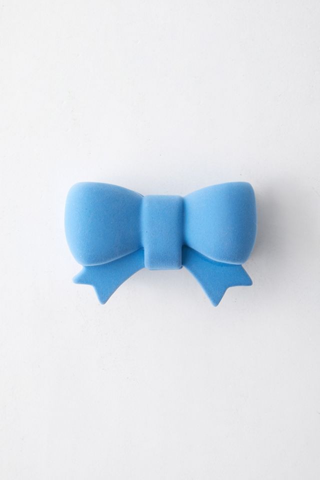 Bow Flocked Trinket Box #1