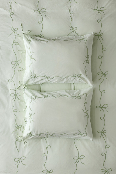 Urban Outfitters Lacey Bows Sham